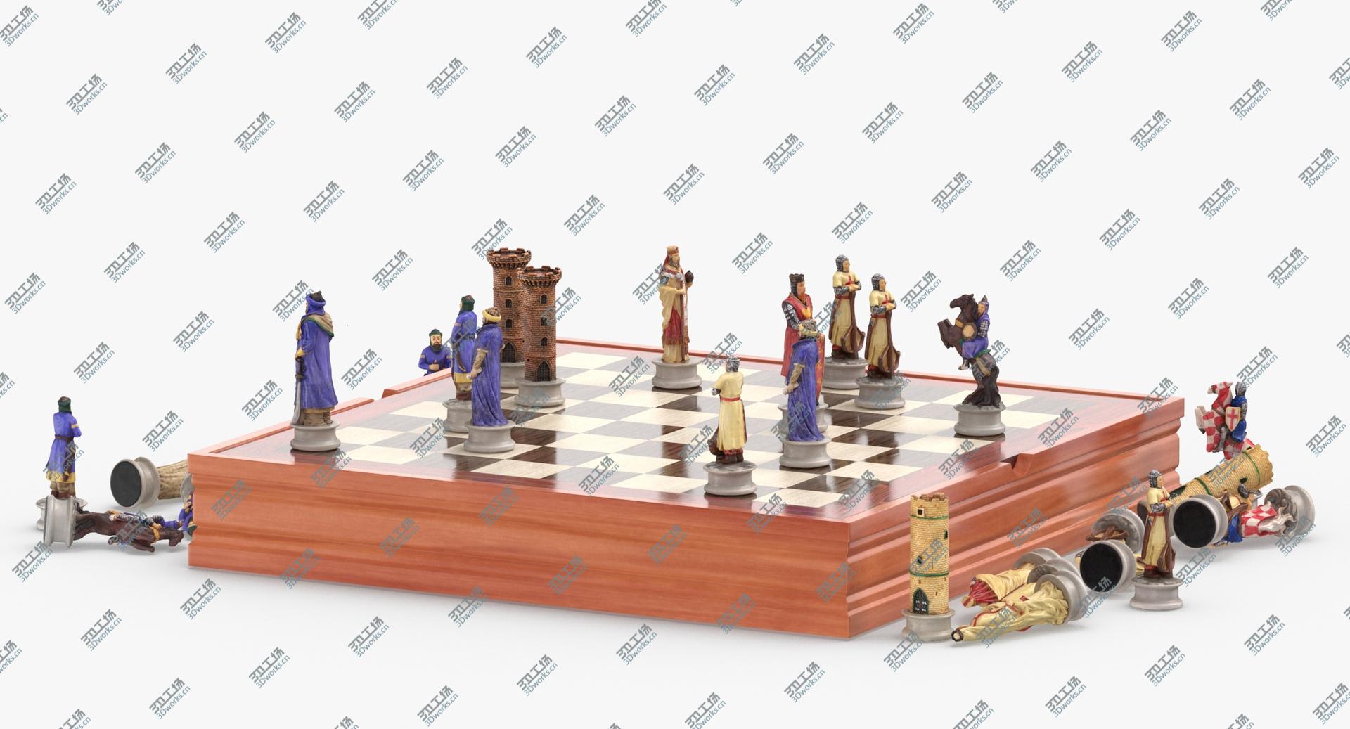 images/goods_img/202104091/Chess Board Set 01 Pose 11 3D/5.jpg